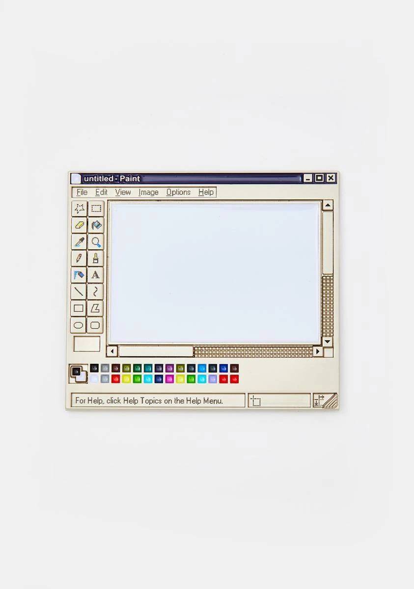 Studio Cult MS Paint Enamel Pin 4 Studio Cult MS Paint Enamel Pin - Image 2