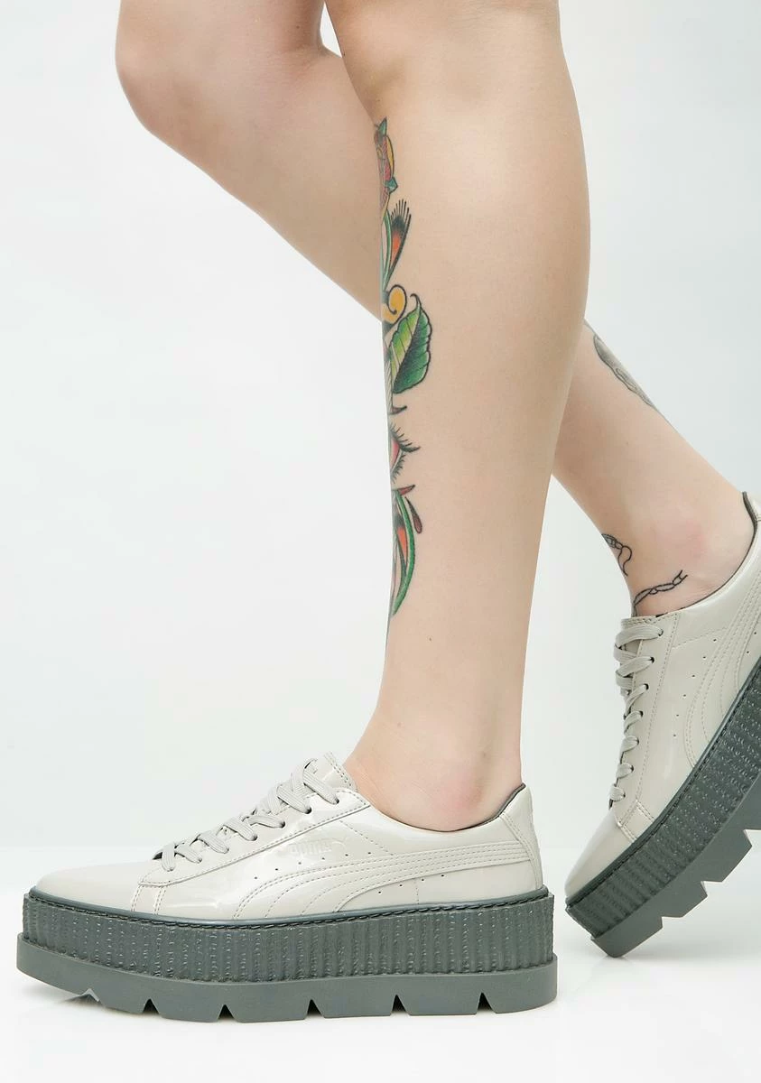 Dove FENTY PUMA By Rihanna Pointy Patent Creepers 3 Dove FENTY PUMA By Rihanna Pointy Patent Creepers
