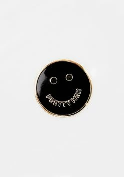 Ryan Porter Meh Smiley Pin