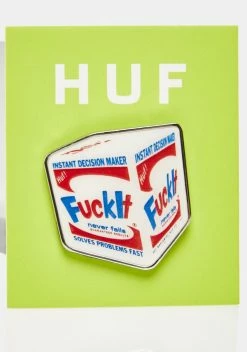 HUF Illo Box Enamel Pin