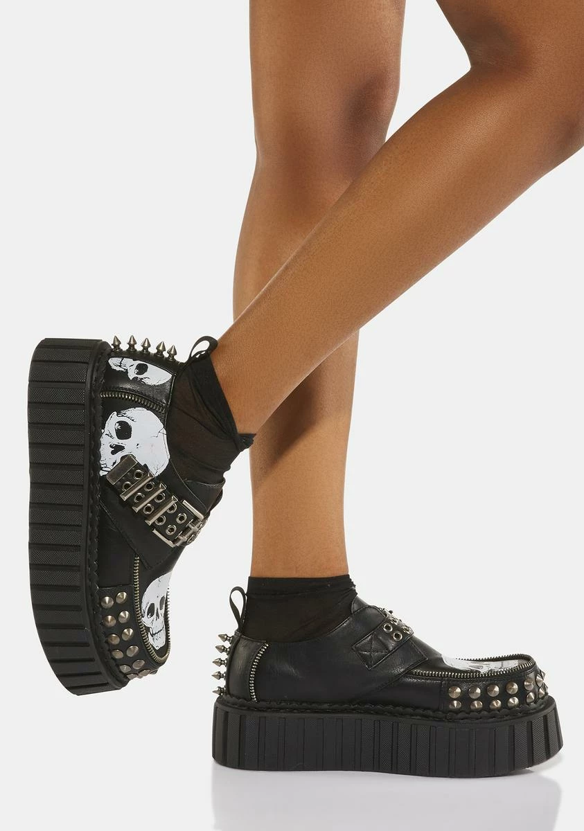 Lamoda Reincarnation Studded Creepers 5 Lamoda Reincarnation Studded Creepers - Image 3