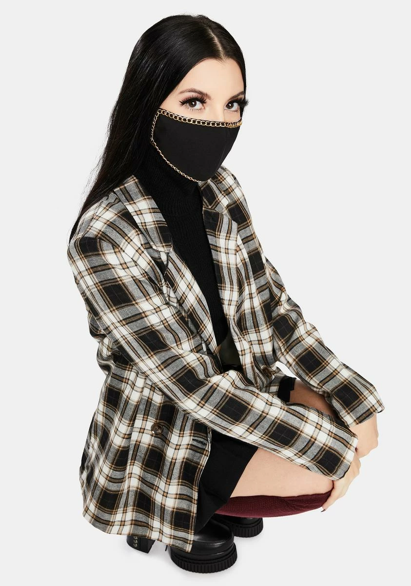 X_PTLHZ Get Outta Here Chain Trim Face Mask 4 X_PTLHZ Get Outta Here Chain Trim Face Mask - Image 2