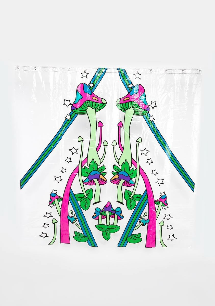 Dolls Home Trippy Persuasions Shower Curtain 4 Dolls Home Trippy Persuasions Shower Curtain - Image 2