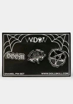 Widow Fog Of Goth Enamel Pin Set -T.U.K. Sales Store odjSgExVsiZEo8wbA8XYZsrvqGKbJsjN 24