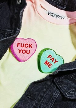 X_GOBLINKO MEGAMALL Fuck You Pay Me Patch Set