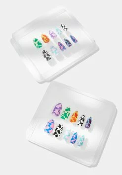 SHRINE X Alice MC Cow Print Press On Nail Set -T.U.K. Sales Store p5VyJx7e7k4nZJppJrNICu5FKZE6R5Cs 24