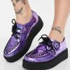 T.U.K. Lavender Iridescent Creepers