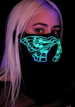 Club Exx Crazy Town Sound Reactive Dust Mask
