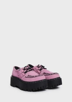 T.U.K. Pink Suede Interlace Double Decker Creepers 9 T.U.K. Pink Suede Interlace Double Decker Creepers -T.U.K. Sales Store s1P6PhZINdXS9EMkfTVPSkFk9o5Wl3WQ 24