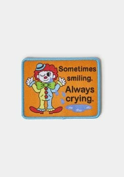 Church Of Rainbowology Sad Depressed Clown Patch