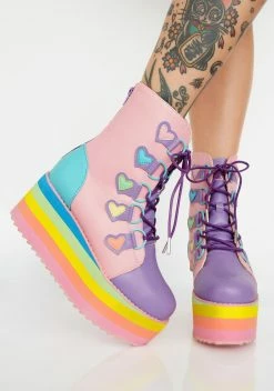 Strange Cvlt Stomp Heart Boots