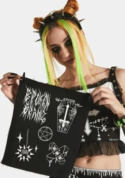 Dolls Kill X Broken Brainz Badgez Of Honor Patch Set