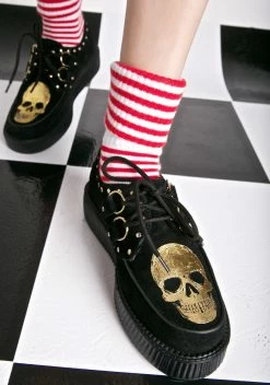 T.U.K. Suede Viva Skull Creepers 10 T.U.K. Suede Viva Skull Creepers -T.U.K. Sales Store sOqzyo2F1D5x6BN07dFn3bhHOODY404V 24