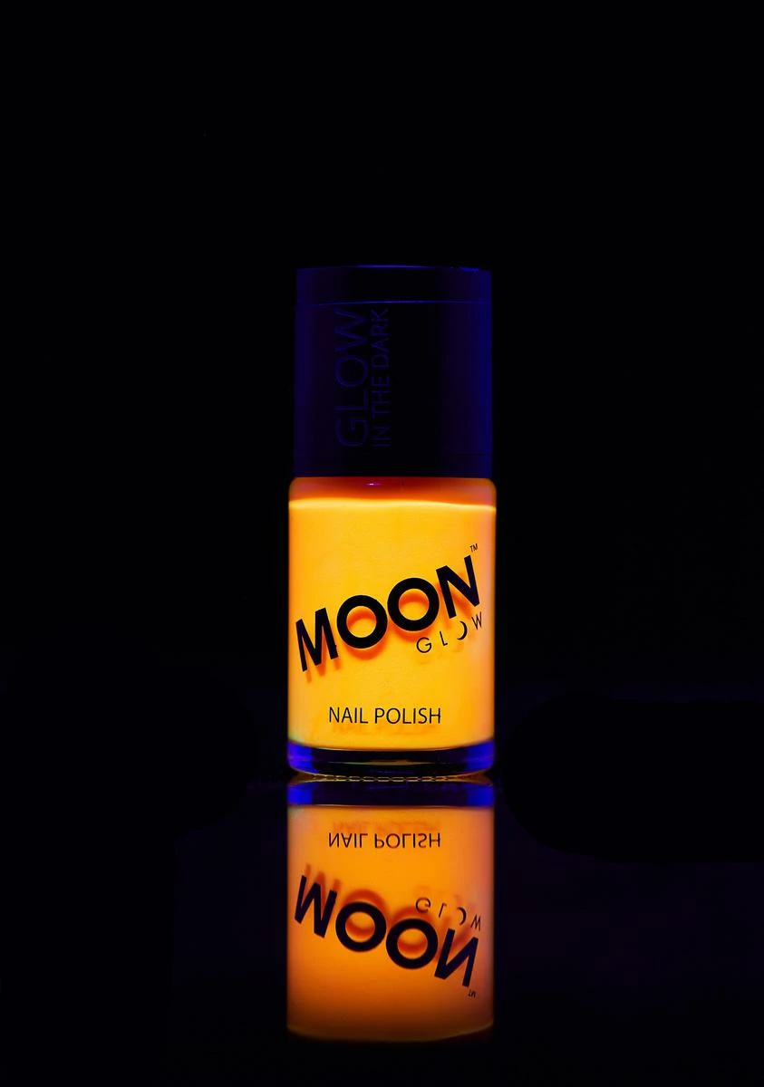 Moon Creations Orange Glow In The Dark Nail Varnish 3 Moon Creations Orange Glow In The Dark Nail Varnish