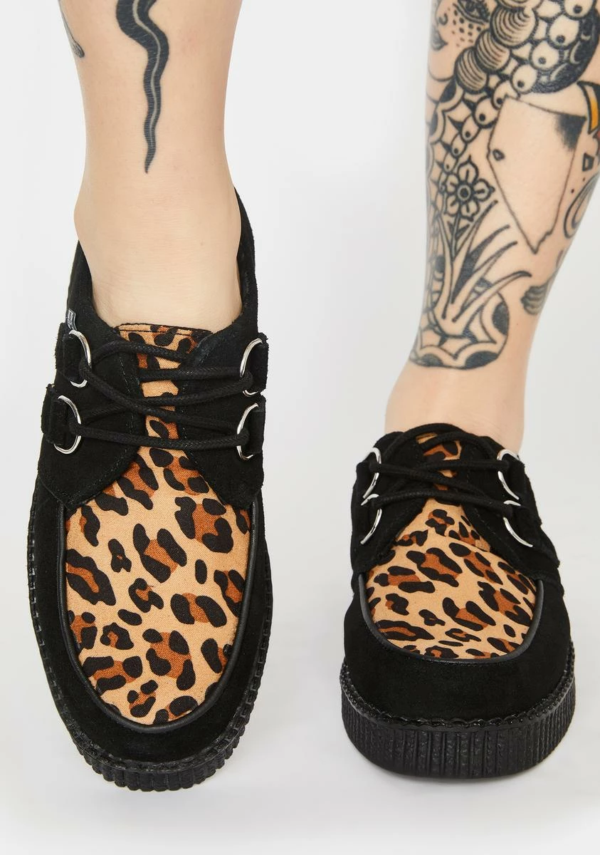T.U.K. Leopard Viva II Low Creepers 5 T.U.K. Leopard Viva II Low Creepers - Image 3