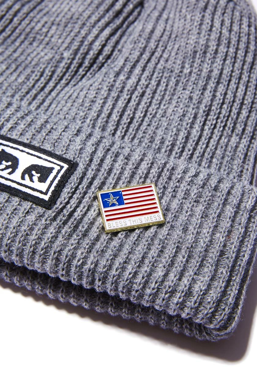 OBEY Flag Pin 4 OBEY Flag Pin - Image 2