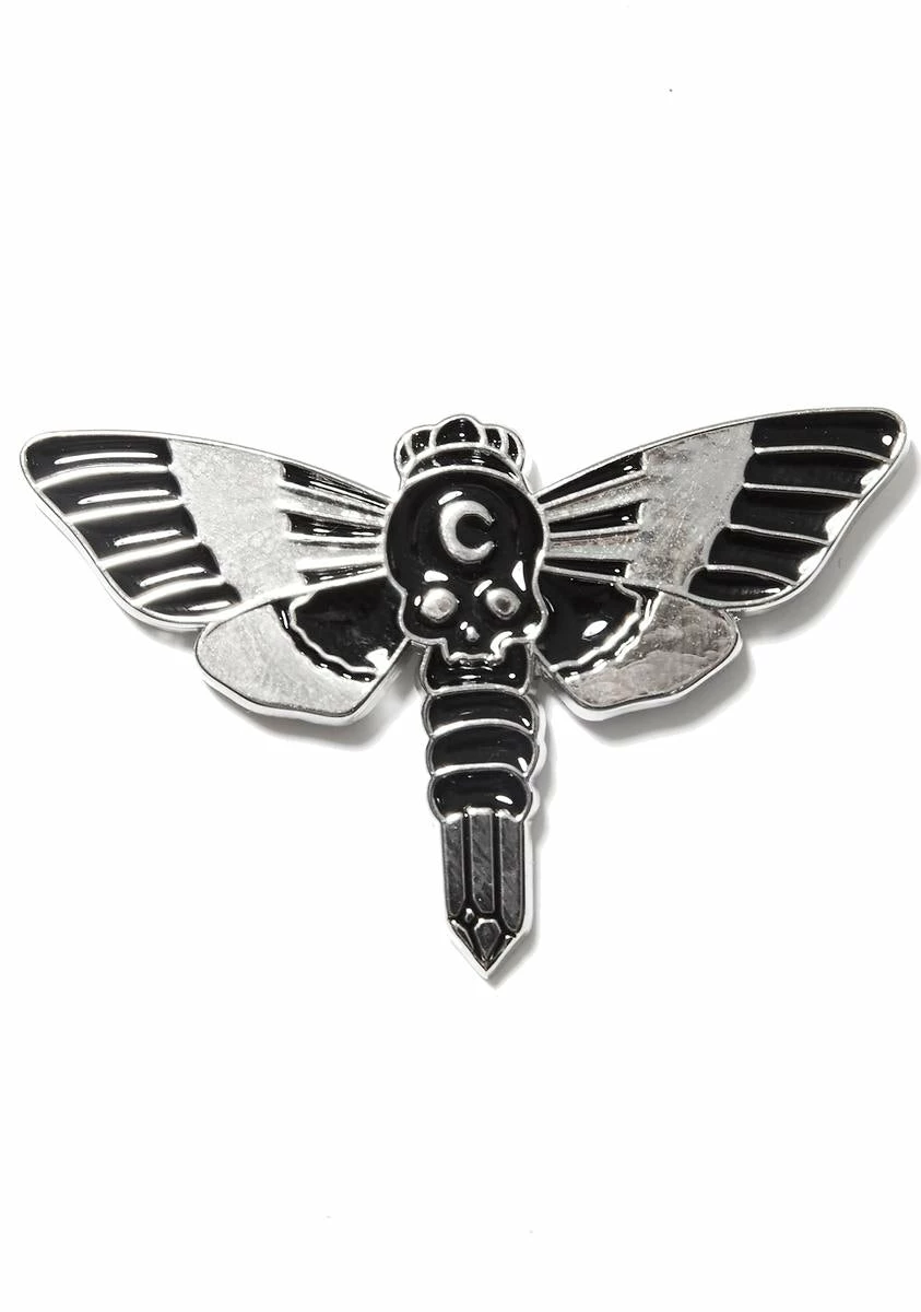 KILLSTAR Moth Crystal Enamel Pin 3 KILLSTAR Moth Crystal Enamel Pin