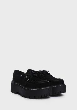 T.U.K. Black Suede Interlace Double Decker Creepers -T.U.K. Sales Store uzEcPkZ72Tqn7U68qPNTxC7WQp4liL37 24