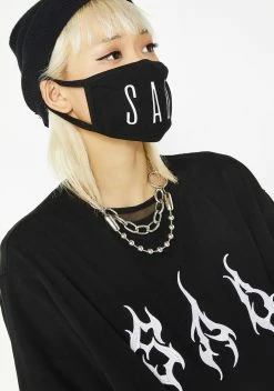 MaryJaneNite Sad Face Mask -T.U.K. Sales Store vR5WTAquQDzlrWeeaNLs8Q8Pe5xm8CKe 24