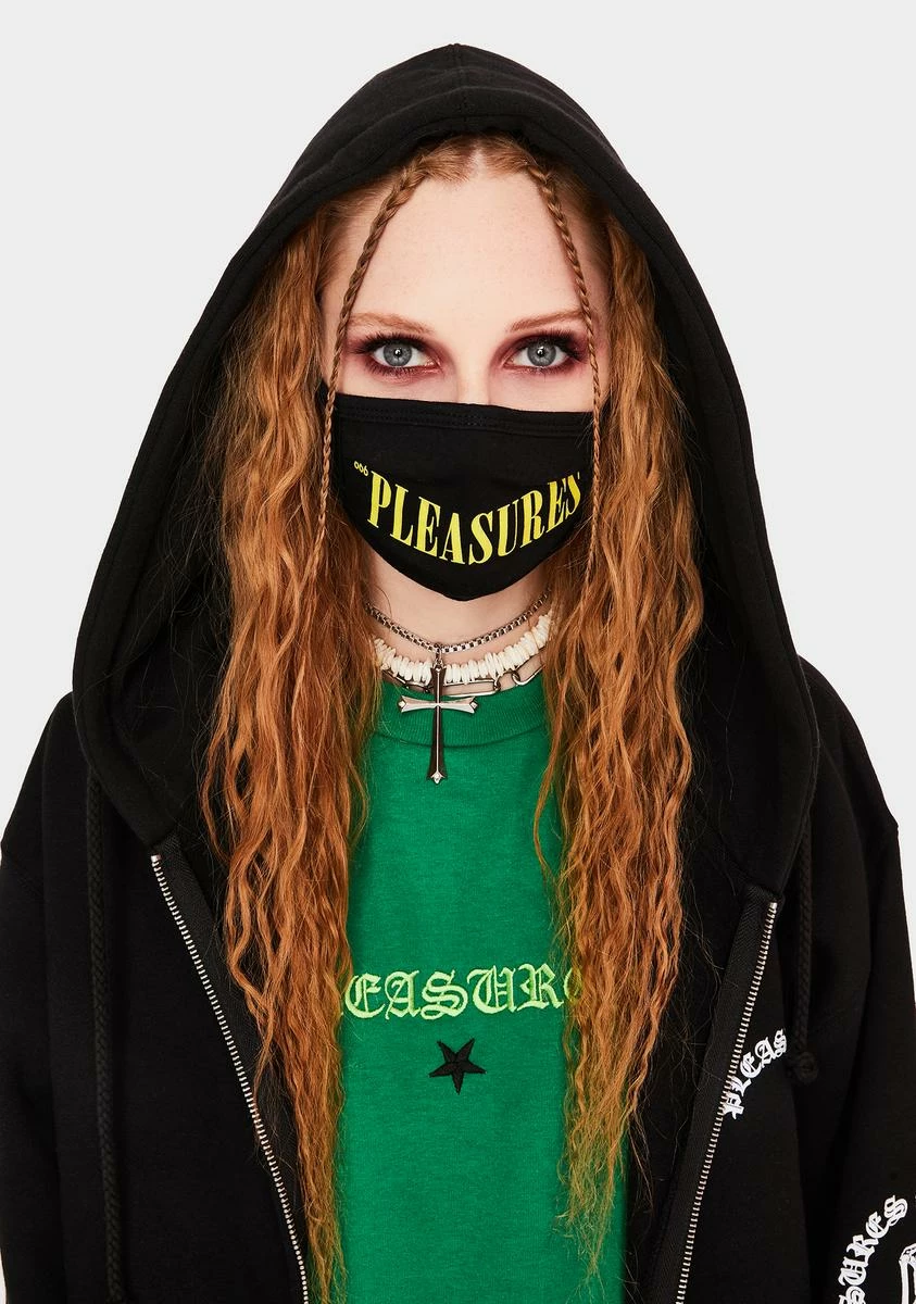 Pleasures Core Logo Face Mask 5 Pleasures Core Logo Face Mask - Image 3