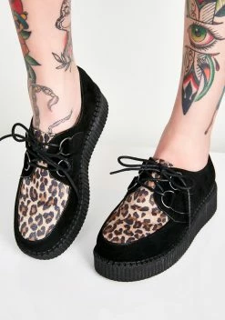 X_Legend Footwear No Good Leopard Creepers