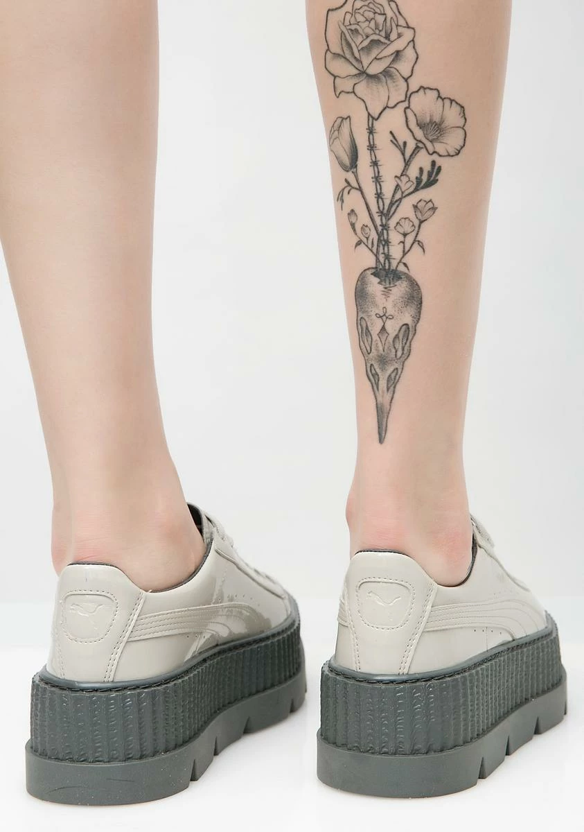 Dove FENTY PUMA By Rihanna Pointy Patent Creepers 7 Dove FENTY PUMA By Rihanna Pointy Patent Creepers - Image 5