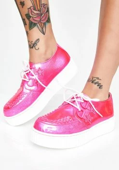 Strange Cvlt Krypt Pink Sparkle Kreepers