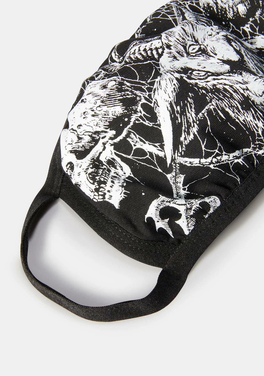 Widow Lord Of Darkness Face Mask 5 Widow Lord Of Darkness Face Mask - Image 3