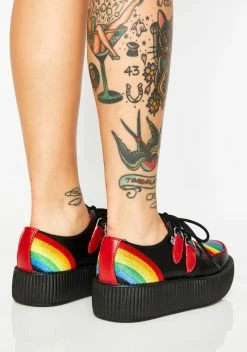 T.U.K. Black N' Rainbow Viva Mondo Creepers 9 T.U.K. Black N' Rainbow Viva Mondo Creepers -T.U.K. Sales Store yO5jeo9E0mtlzbCgogcq4MSQxsMYDjKg 24