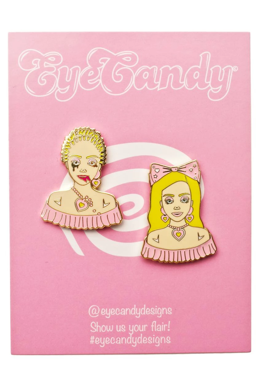Eye Candy Designs Barbie Stylist Pin Set 4 Eye Candy Designs Barbie Stylist Pin Set - Image 2