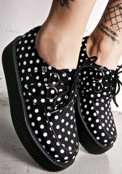 T.U.K. Polka Dot Mondo Creepers