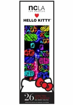 NCLA Hello Kitty Neon Nail Wraps
