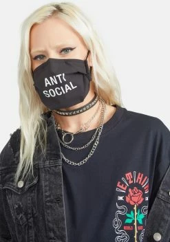 X_ABOUT FACE Anti Social Face Mask